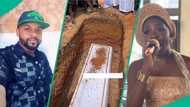 Ifunanya's burial: Man shares mystery behind what was thrown into late singer's grave