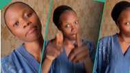 NYSC: Funny corper shows outcome of trouser she took to Mammi market for slim fitting