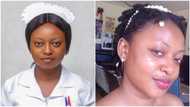 I became a nurse today - Nigerian lady celebrates, marks success with white uniform that shows she's ready