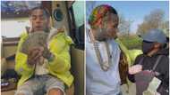 Mind-blowing kindness: Rapper, 6ix9ine steps down From Car, Goes into Street, Splashes N8m on Family in Video