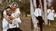 Nigerian singer Lamboginny marries Oyinbo fiancee in vintage themed wedding (photos)