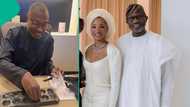 Billionaire Femi Otedola receives diamond-encrusted Ayo game as b'day gift from daughter Temi