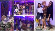 Adesua Etomi, BBNaija's Erica, Dorathy, other female celebs storm Sharon Ooja's 30th birthday party