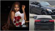 Actress Iyabo Ojo’s 21-year-old daughter Priscilla buys another Benz, shares photos of new whip online