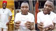 Obi Cubana's mum burial: Lucky man claims he picked up 100k bundle at the party, Nigerians react