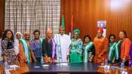 Buhari receives president of international women organisation