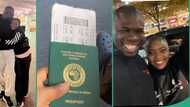 "I waited behind": Lady finally gets visa and travels to Canada, hugs husband at airport