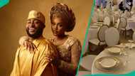 Chivido: Decor of Davido’s wedding venue stirs mixed feelings, “Moses Bliss do pass this one”