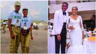 Young man marries the lady he met during NYSC camp in 2018, throwback & wedding photos stir reactions