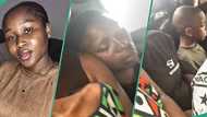 Tired mum of 3 rests her head on stranger on public bus, emotional video goes viral