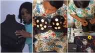 No hospital needed: Nigerian lady invents smart bra that detects breast cancer early, shows its use in video