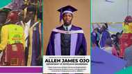 UNIBEN: Mother of best graduating student wears Chosen apron to meet VC during convocation