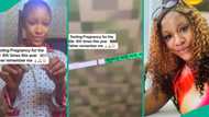 Nigerian lady does 8th pregnancy test in 2024, sees negative result, emotional video trends