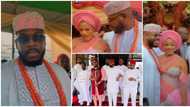 Photos, videos as billionaire Obi Cubana, others celebs storm BBNaija Frodd's traditional wedding ceremony