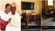 Mourning singer Tiwa Savage visits her late father's house, social media users troll state of apartment