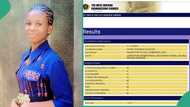 WAEC result of beautiful girl surfaces online as she scores D7 in English and A1 in mathematics