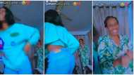 "She's very pretty": Nigerian lady films herself dancing, her fine mum joins in after catching her in video