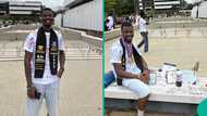 Photos trend as OAU graduate displays lots of awards he won in campus, people react