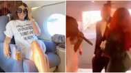 BBNaija's Mercy rains bundles of money on a couple at their wedding (video)