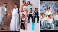 "Lord I thank you for 2022": Beautiful mum of quadruplets counts her blessings, video of her babies goes viral