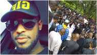 Heartbreaking photos, video from the burial ceremony of Kolade Johnson