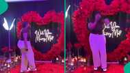 Hallelujah Challenge: Lady stages proposal as she anticipates getting married, sparks reaction