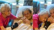 Adorable photos show heartwarming moment couple married for 66 years reunite after spending 100 days apart