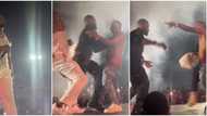 "Davido nearly punched the guy": Scary moment male fan charged at singer on stage, video goes viral