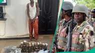 Troops arrest suspected kidnapper with N13 million cash, arms, heavy charms along Kaduna-Jos road