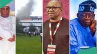 “They seeking reason not to hear Obi, Atiku’s cases”: Reactions as fire guts Supreme Court