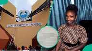 UNILAG student honoured for getting perfect GPA, awarded dollar cash prize, shares letter