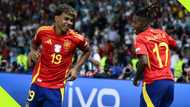 Nico Williams, Lamine Yamal lead locker room celebration after Spain win Euro 2024