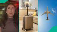 Passenger shares video of what she saw on her bag after flight landed in New York