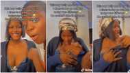 Cute little Nigerian boy confronts elder sister for putting on revealing clothes, refuses to let go in video