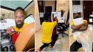 Meet my girlfriend! Comedian Lekan Kingkong gushes as he joins list of Ps5 owners (video)