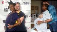 Nigerian dancer Korra Obidi and oyinbo husband welcome first child (videos)