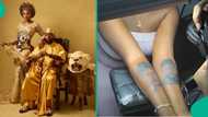 30BG for Life: Days after his wedding, Davido reacts to lady's adorable tattoo of Chivido