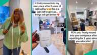 Nigerian lady who relocated to UK rents house after squatting for 2 years, rejoices