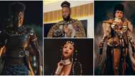 The Woman King: Iyabo Ojo, ex Level Up housemates, others storm movie premiere, rock outfits like warriors