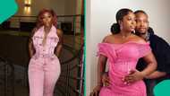 Yhemo Lee's fiancée gets surprise bridal shower, displays excitement in video: "Body dey pepper me"