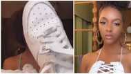 I'm not ruining my shoes for this: Reactions as lady transforms white sneakers into top