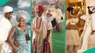 Kego25: Mixed reactions trail moment billionaire groom stormed wedding with lion's head in Anambra