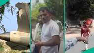 Air India: New video shows incredible moment British man walked away from crash still with his phone
