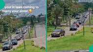 Man seeking lady's hand in marriage shuts down area with 'doings', arrives her home in convoy