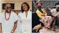"Chai Chef Chi don reduce": Rare video of Davido and wife Chioma chilling at home sparks reactions