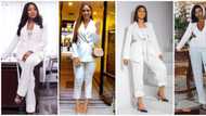 Battle of the pantsuits: BBNaija star Erica, Lily Afegbai, 8 others rock similar outfits
