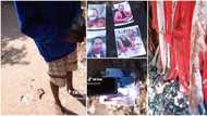 "One cow": Nigerian man takes Oyinbos' pictures to a shrine, makes a vow to the gods, video leaks online