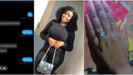 How it began vs how it's going: Lady gets engaged to man who slid into her DM, many react as adorable photos go viral