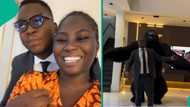 Unforgettable birthday: Nigerian wife stuns husband with mascot’s performance of Nigerian songs
