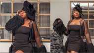Actress Ini Edo praises herself as she shows off her perfect figure, says 'just look at the perfection and beauty of God's work'